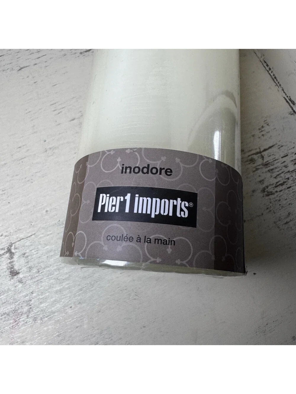 Pier 1 imports 3”x8” Candle Inodore Scent